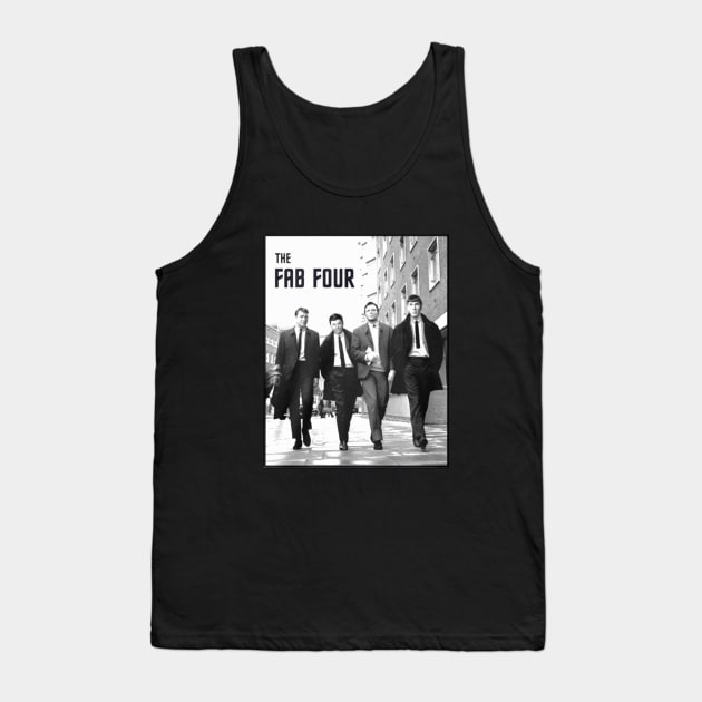 The Fab Four Men Of The Decade 70s 80s Tank Top by huepham613